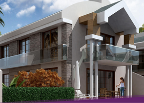 فلل 4 + 1 في مجمع دوشمالتي أنطاليا