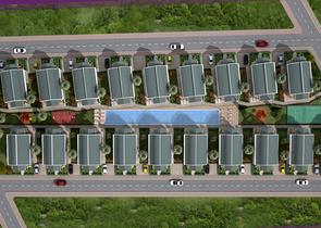 فلل 4 + 1 في مجمع دوشمالتي أنطاليا