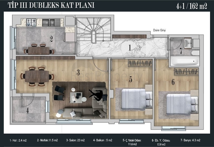 مشروع منتهي في وسط أنطاليا على بعد 150 م من البحر