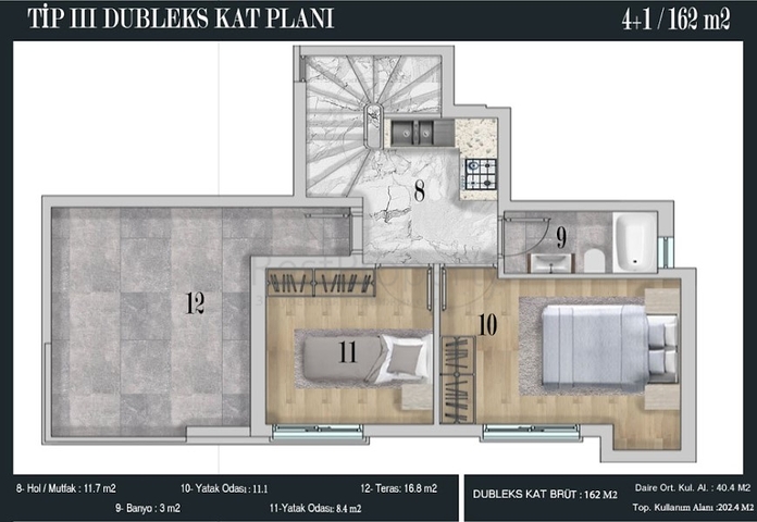 مشروع منتهي في وسط أنطاليا على بعد 150 م من البحر