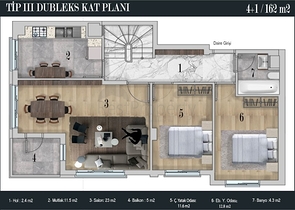 مشروع منتهي في وسط أنطاليا على بعد 150 م من البحر
