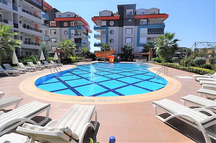 دوبلكس غرفتين وصالة - باطلالة بحرية في كاستل / الانيا 