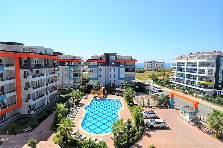 دوبلكس غرفتين وصالة - باطلالة بحرية في كاستل / الانيا 