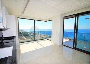 اطلالة بحرية - شقة ضمن مجمع خمس نجوم - في مهموتلار / الانيا 