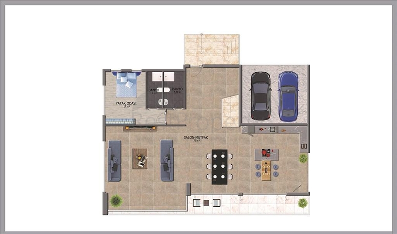 فلل حديثة في الانيا منطقة كارجي جاك / اطلالة بحر ساحرة 