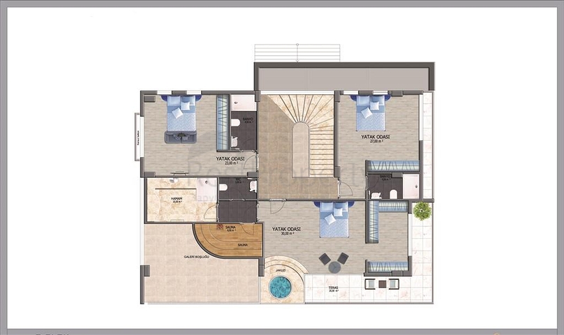 فلل حديثة في الانيا منطقة كارجي جاك / اطلالة بحر ساحرة 