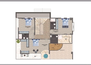 فلل حديثة في الانيا منطقة كارجي جاك / اطلالة بحر ساحرة 