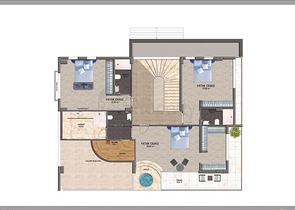 فلل حديثة في الانيا منطقة كارجي جاك / اطلالة بحر ساحرة 