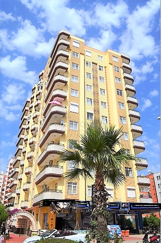 شقة عائلية واسعة - مفروشة - تصميم 1+3 - قريبة من الشاطئ في مهموتلار / الانيا 