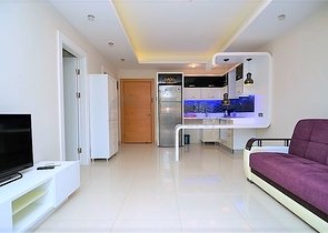 اسكن او استثمر - شقة فاخرة بتصميم غرفة وصالة ضمن مجمع 5 نجوم في الانيا 