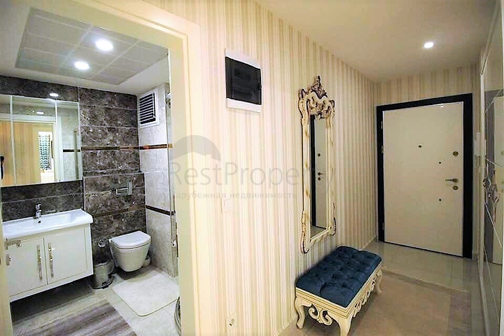 شقة فاخرة - مجمع سكني حديث - في مهموتلار / الانيا 