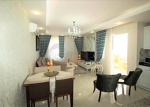 شقة فاخرة - مجمع سكني حديث - في مهموتلار / الانيا 