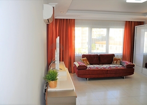 شقة غرفتين وصالة مفروشة ضمن مجمع عائلي في الانيا - افسلار 