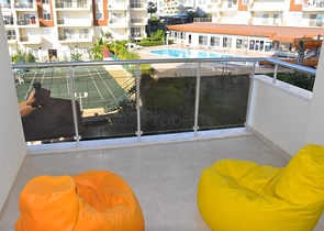 شقة غرفتين وصالة مفروشة ضمن مجمع عائلي في الانيا - افسلار 