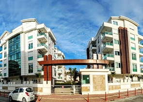 شقة 1 + 1 مع أثاث في مجمع في ليمان على بعد 400 م من البحر