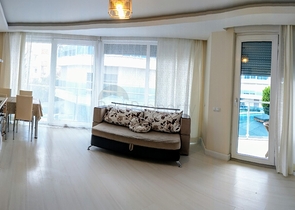 شقة 1 + 1 مفروشة في ليمان كونيالتي على بعد 800 م من البحر