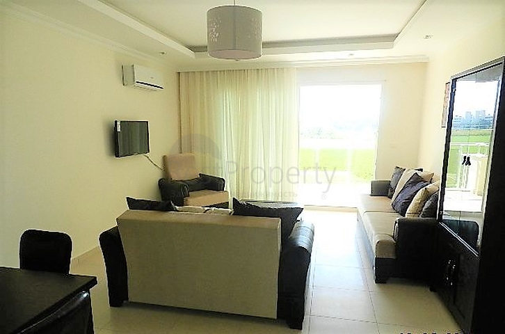 شقة غرفة وصالة مفروشة ضمن مجمع خمس نجوم في افسلار/ الانيا 