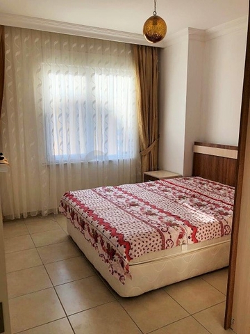 بتصميم غرفة نوم وصالة - شقة مؤثثة للبيع في مهموتلار - الانيا 