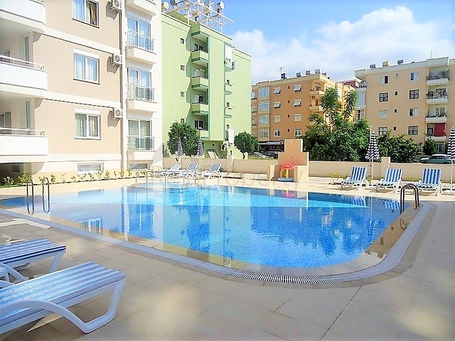 بتصميم غرفة نوم وصالة - شقة مؤثثة للبيع في مهموتلار - الانيا 