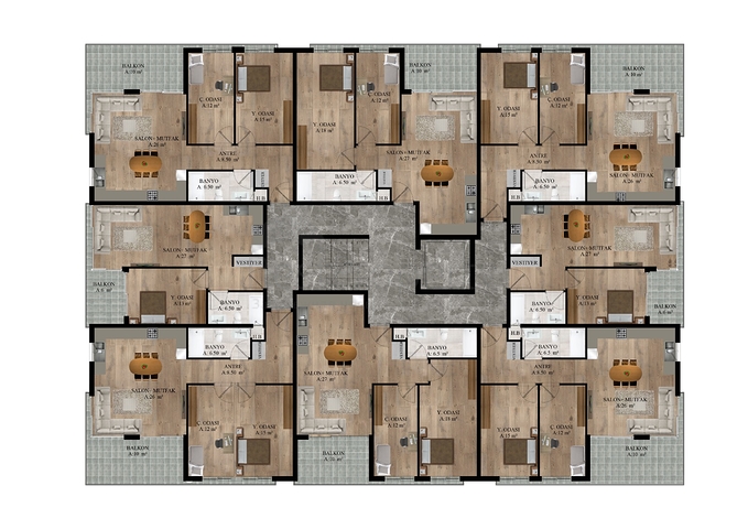 مشروع قيد الإنشاء في كونيالتي أنطاليا