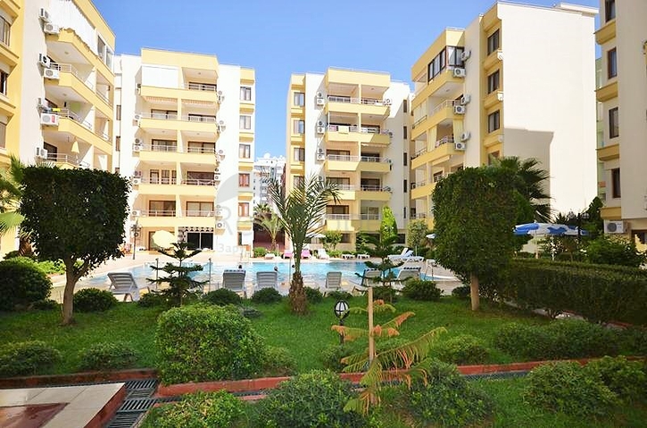 سعر اقتصادي - شقة غرفة وصالة - مفروشة - قريبة من البحر والخدمات - في منطقة مهموتلار / الانيا 