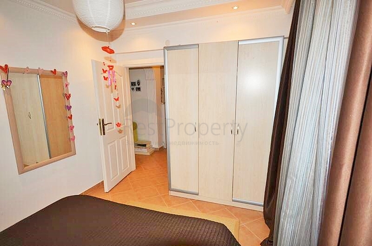 سعر اقتصادي - شقة غرفة وصالة - مفروشة - قريبة من البحر والخدمات - في منطقة مهموتلار / الانيا 