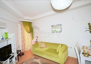 سعر اقتصادي - شقة غرفة وصالة - مفروشة - قريبة من البحر والخدمات - في منطقة مهموتلار / الانيا 