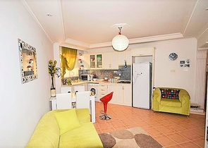 سعر اقتصادي - شقة غرفة وصالة - مفروشة - قريبة من البحر والخدمات - في منطقة مهموتلار / الانيا 