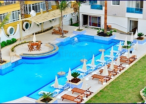 شقة غرفتين وصالة في مجمع فاخر ب مهموتلار / الانيا .