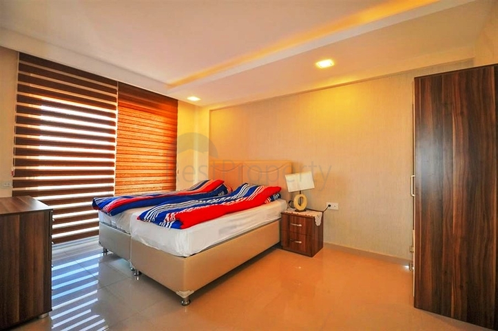 اطلالة بحر - مجمع بخدمات 5 نجوم - دوبلكس 3 غرفة وصالة - في منطقة كارجي جاك الجبلية / الانيا 