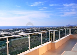 اطلالة بحر - مجمع بخدمات 5 نجوم - دوبلكس 3 غرفة وصالة - في منطقة كارجي جاك الجبلية / الانيا 