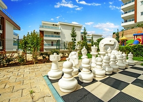 اطلالة بحر - مجمع بخدمات 5 نجوم - دوبلكس 3 غرفة وصالة - في منطقة كارجي جاك الجبلية / الانيا 