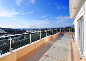 اطلالة بحر - مجمع بخدمات 5 نجوم - دوبلكس 3 غرفة وصالة - في منطقة كارجي جاك الجبلية / الانيا 