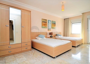 سعر مميز جدا - اطلالة بحر كاملة - شقة غرفتين وصالة في الانيا 