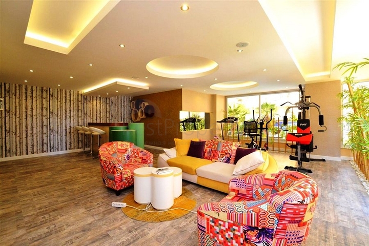 شقة غرفتين وصالة مفروشة ضمن مجمع خمس نجوم في مهموتلار / الانيا 