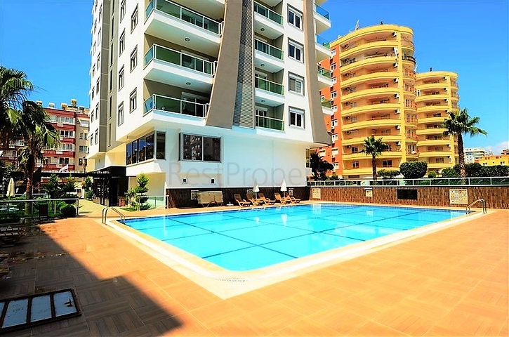 شقة غرفتين وصالة مفروشة ضمن مجمع خمس نجوم في مهموتلار / الانيا 