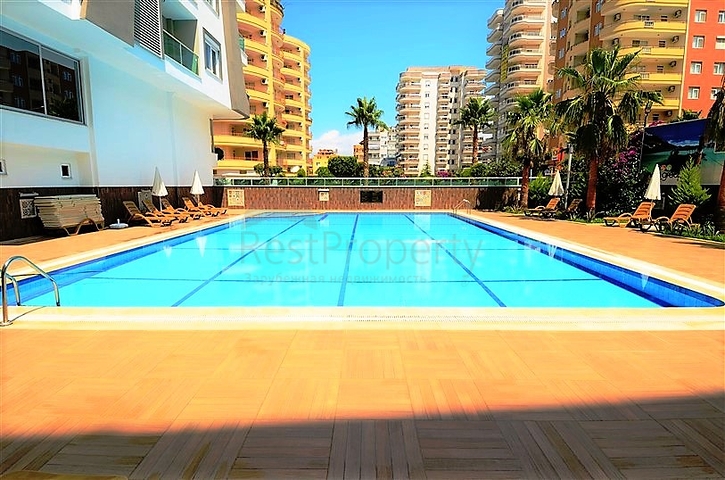 شقة غرفتين وصالة مفروشة ضمن مجمع خمس نجوم في مهموتلار / الانيا 