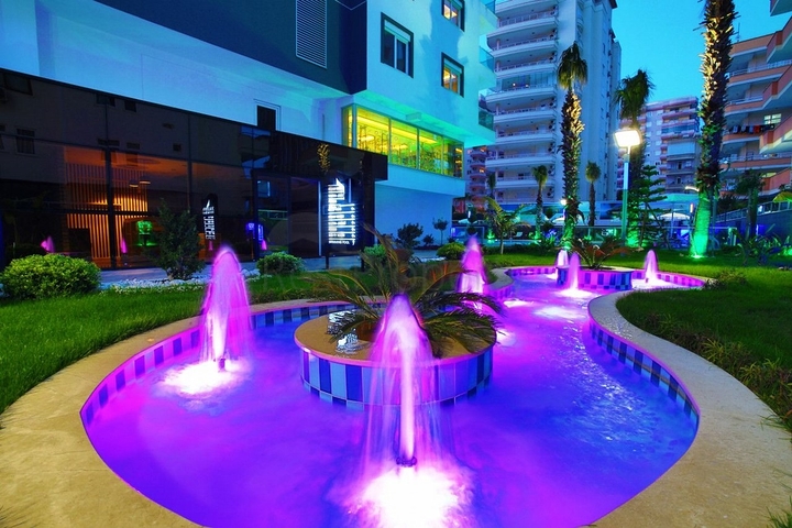 شقة غرفتين وصالة مفروشة ضمن مجمع خمس نجوم في مهموتلار / الانيا 