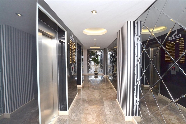 شقة غرفتين وصالة مفروشة ضمن مجمع خمس نجوم في مهموتلار / الانيا 