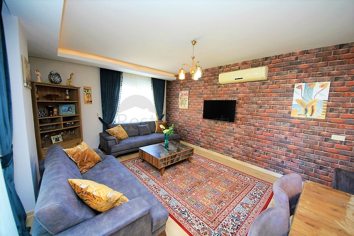 شقة غرفتين وصالة مفروشة ضمن مجمع خمس نجوم في مهموتلار / الانيا 