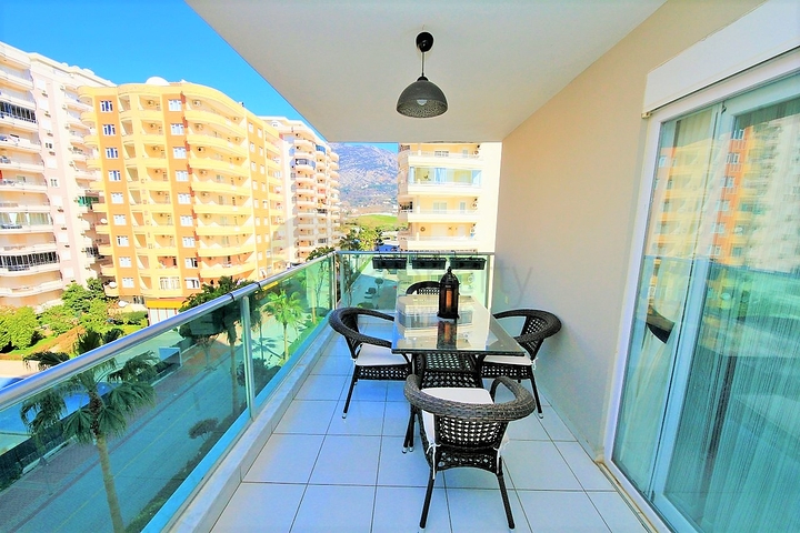 شقة غرفتين وصالة مفروشة ضمن مجمع خمس نجوم في مهموتلار / الانيا 