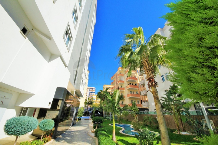 شقة غرفتين وصالة مفروشة ضمن مجمع خمس نجوم في مهموتلار / الانيا 