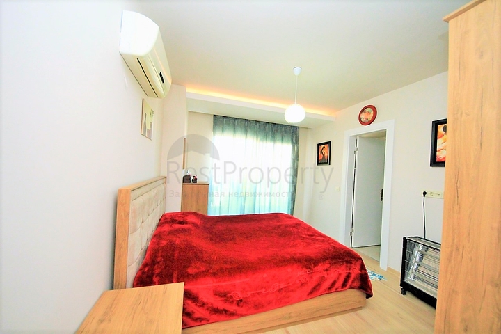 شقة غرفتين وصالة مفروشة ضمن مجمع خمس نجوم في مهموتلار / الانيا 