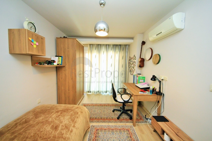 شقة غرفتين وصالة مفروشة ضمن مجمع خمس نجوم في مهموتلار / الانيا 