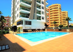 شقة غرفتين وصالة مفروشة ضمن مجمع خمس نجوم في مهموتلار / الانيا 