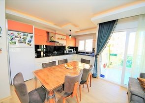 شقة غرفتين وصالة مفروشة ضمن مجمع خمس نجوم في مهموتلار / الانيا 