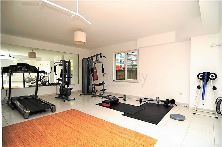 بنتهاوس مفروشة بتصميم ثلاث غرف وصالة ضمن مجمع حديث في مهموتلار / الانيا 