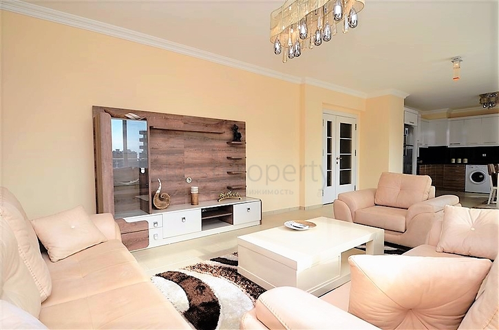 بنتهاوس مفروشة بتصميم ثلاث غرف وصالة ضمن مجمع حديث في مهموتلار / الانيا 