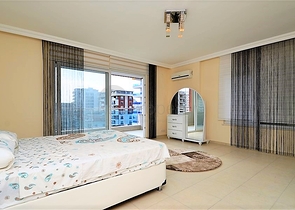 بنتهاوس مفروشة بتصميم ثلاث غرف وصالة ضمن مجمع حديث في مهموتلار / الانيا 