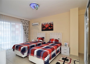 بنتهاوس مفروشة بتصميم ثلاث غرف وصالة ضمن مجمع حديث في مهموتلار / الانيا 